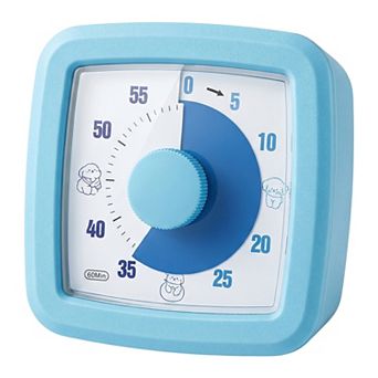 60 Minute Kitchen Timer, Digital Visual Timer, Loud Alarm Countdown Clock for Working