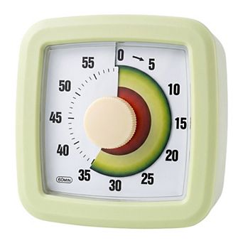 60 Minute Kitchen Timer, Digital Visual Timer, Loud Alarm Countdown Clock for Working