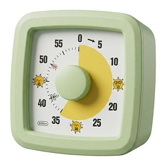60 Minute Kitchen Timer, Digital Visual Timer, Loud Alarm Countdown Clock for Working