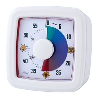60 Minute Kitchen Timer, Digital Visual Timer, Loud Alarm Countdown Clock for Working