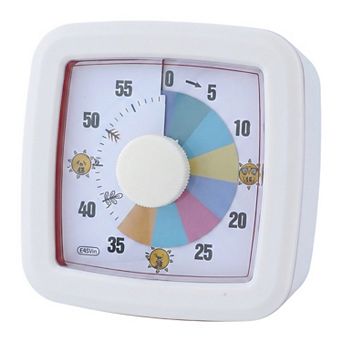 60 Minute Kitchen Timer, Digital Visual Timer, Loud Alarm Countdown Clock for Working