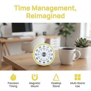 Kitchen Timer, Loud Alarm Clock Magnetic Backing Stand Cooking Timers for Working