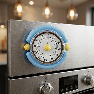 Kitchen Timer, Loud Alarm Clock Magnetic Backing Stand Cooking Timers for Students