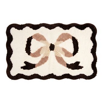 Cute Aesthetic Bathroom Rug, Ultra Soft Absorbent Shaggy Bath Mat, Unique Non-Slip Printed Carpet
