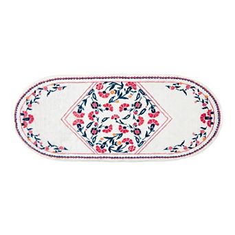Runner Rug Shaggy Faux Fur Kitchen Runner, Non-Slip Long Area Rug for Hallway