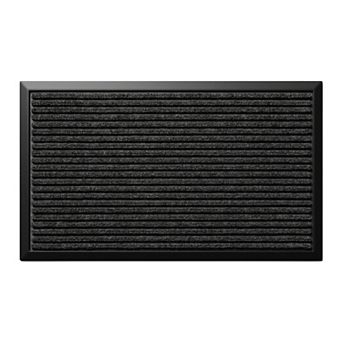 Outdoor Doormat, Waterproof Front Door Mat Outside Entrance, Non-Slip Geometric Scraper Ma