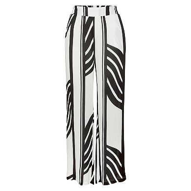 Lascana Women's Wide Leg Printed Pants