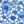 Blue White Floral