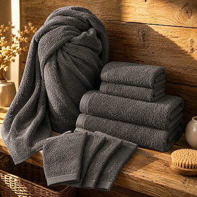Cotton Ring Spun Bath Towels Soft Absorbent Luxury Spa Hotel Multipurpose