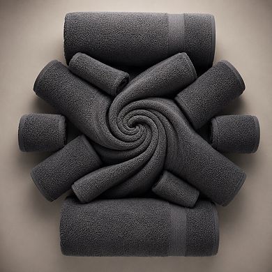 Cotton Ring Spun Bath Towels Soft Absorbent Luxury Spa Hotel Multipurpose