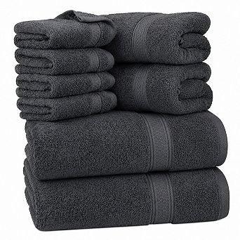 Cotton Ring Spun Bath Towels Soft Absorbent Luxury Spa Hotel Multipurpose