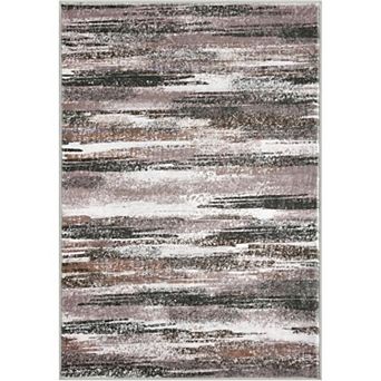 Modern Abstract Entryway Rug Indoor Washable Rug Non-Slip Soft Small Area Rug Dark Light Kitchen
