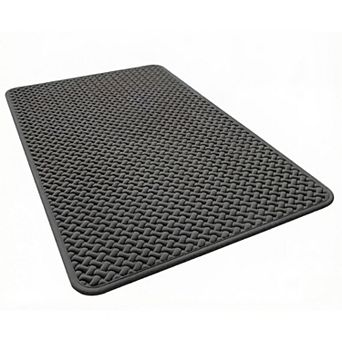 Bathroom Rugs Non Slip, Super Absorbent Quick Dry Bath Mats for Bathroom, Foam Weave Texture
