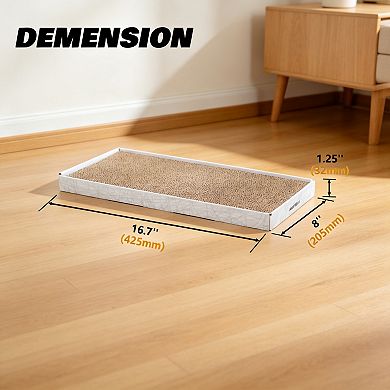3 pack cardboard cat scratcher and post double sided design for more fun