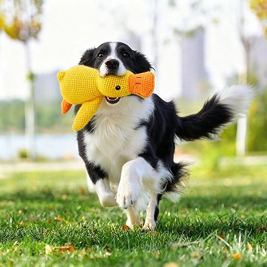 Upgraded Yellow Duck Dog Toy Durable for All Size Dogs