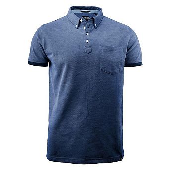 James Harvest Mens Larkford Melange Polo Shirt