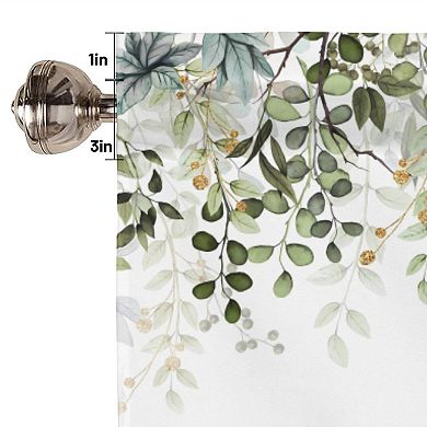 18x54 inch rod pocket kitchen and bathroom curtain