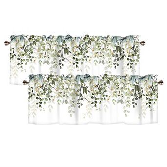 18x54 inch rod pocket kitchen and bathroom curtain