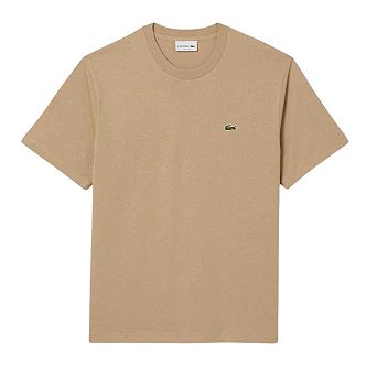 Lacoste Mens Embroidered Logo Premium Cotton T-Shirt