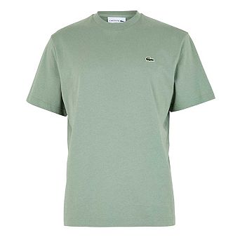 Lacoste Mens Embroidered Logo Premium Cotton T-Shirt