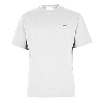 Lacoste Mens Embroidered Logo Premium Cotton T-Shirt