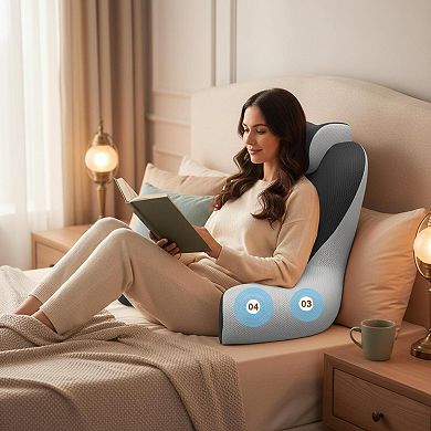 Reading Pillow 22"h Slow Rebound Memory Foam Ergonomic Back Neck Support Arms for Bed Couch Floor