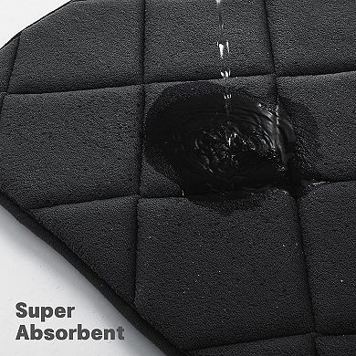 Bathroom Rug Memory Foam Non Slip Washable