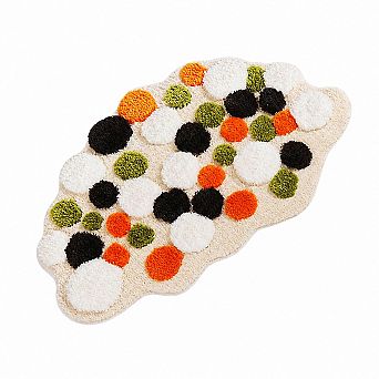 3D Tufted Bath Mat Non Slip Absorbent Plush Rug for Bathroom Bedroom Entryway