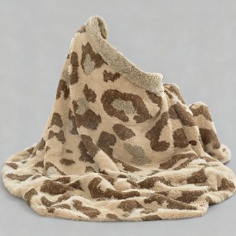 Leopard Print Throw Blanket Ultra Soft Lightweight