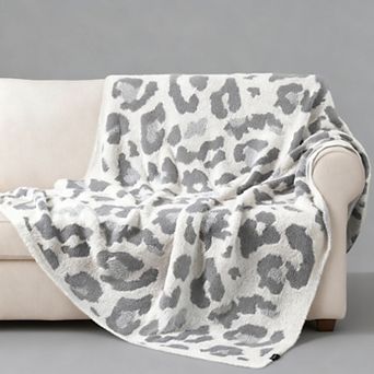 Leopard Print Throw Blanket Ultra Soft Lightweight