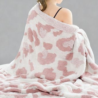 Leopard Print Throw Blanket Ultra Soft Lightweight