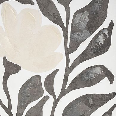Stella & Eve Floral Design Framed Canvas Wall Art