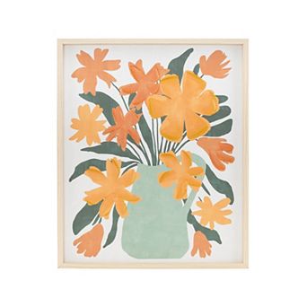 Stella & Eve Floral Vase Framed Wall Art