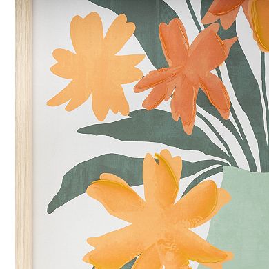 Stella & Eve Floral Vase Framed Wall Art