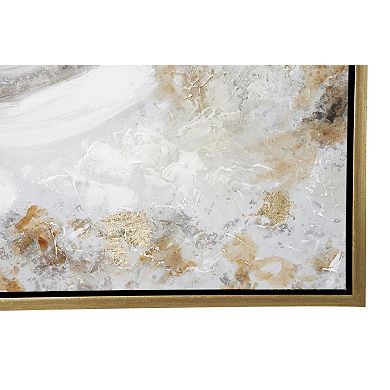 Stella & Eve Framed Canvas Wall Art with Gold Foil Accents