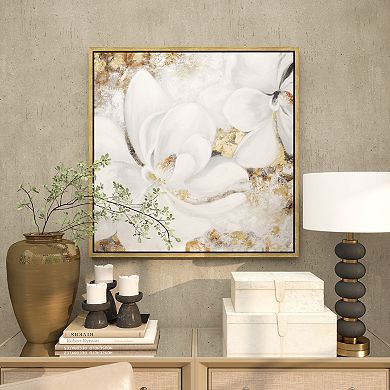 Stella & Eve Framed Canvas Wall Art with Gold Foil Accents