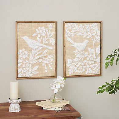Stella & Eve 2-piece Floral Framed Wall Art Set