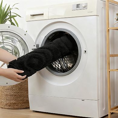 5 Piece Bathroom Rug Set Soft Absorbent Non Slip Washable