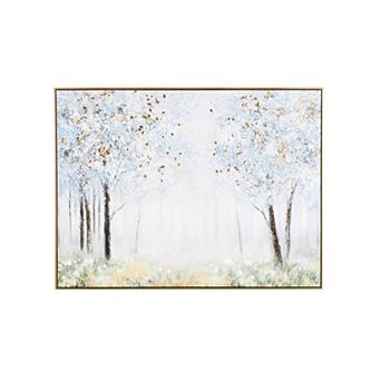 Stella & Eve Forest with Gold Foil Accents Framed Wall Art