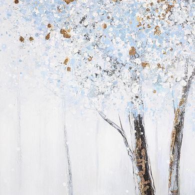 Stella & Eve Forest with Gold Foil Accents Framed Wall Art