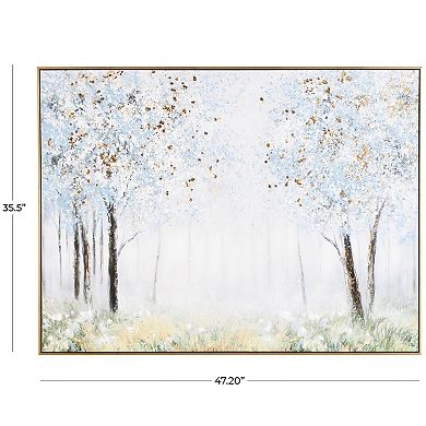 Stella & Eve Forest with Gold Foil Accents Framed Wall Art