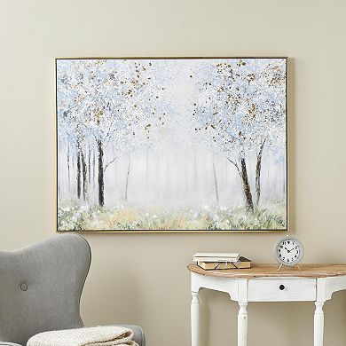 Stella & Eve Forest with Gold Foil Accents Framed Wall Art