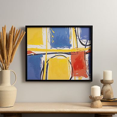 Stella & Eve Framed Canvas Color Block Wall Art