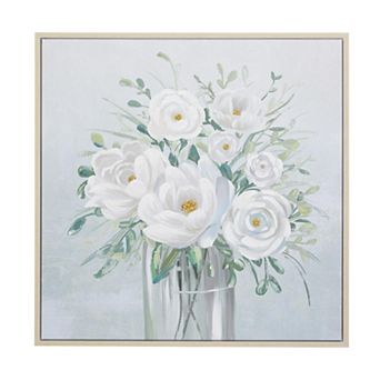 Stella & Eve Framed Canvas Bouquet Wall Art
