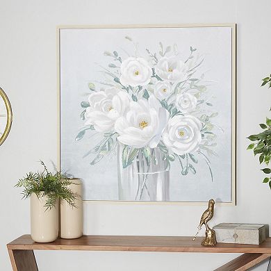 Stella & Eve Framed Canvas Bouquet Wall Art