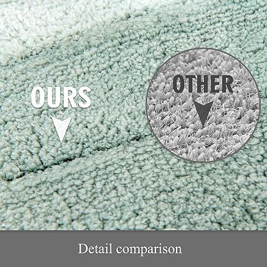 Bath Mat Ultra Soft Thick Absorbent Non Slip Machine Washable