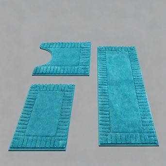 Bathroom Rugs Non Slip Washable Shower Mat Plush Shaggy Absorbent Bath Set