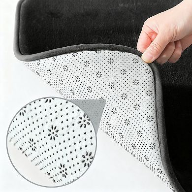 Bathroom Rugs Memory Foam Bath Mat Non Slip Absorbent