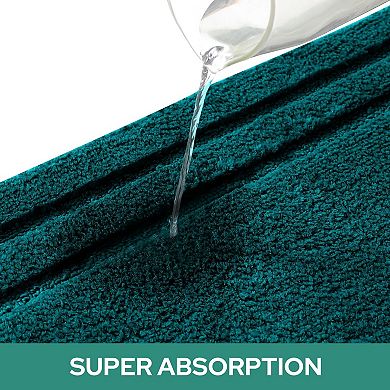 Bathroom Rugs Set 3 Piece Soft Absorbent Non Slip Microfiber Bath Mat U-Shaped