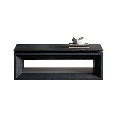43-in. Modern Lift-Top Coffee Table, Wood Veneer Accent Table